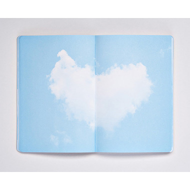 NUUNA Taccuino INSPIRATION BOOK A5 350053542 CLOUD BLUE, bianco 88 fogli