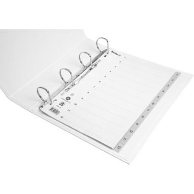 BIELLA Registro PP A4 47141200U grigio 1-12
