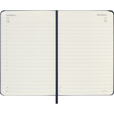 MOLESKINE Agenda Classic Pocket 2026 DHB2012DC2Y26 1G/1P zaffiro HC 9x14cm