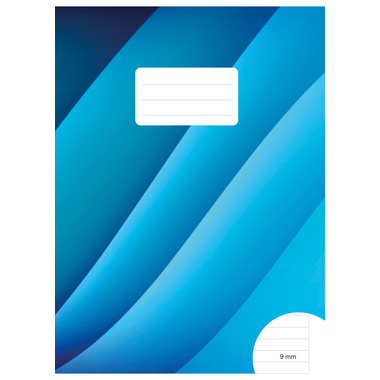 BÜROLINE Schulheft A4 533874007 9mm liniert mit Rand 90g
