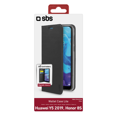 Bookcase mit Kartenfächern für das Huawei Y5 2019, Honor 8S
