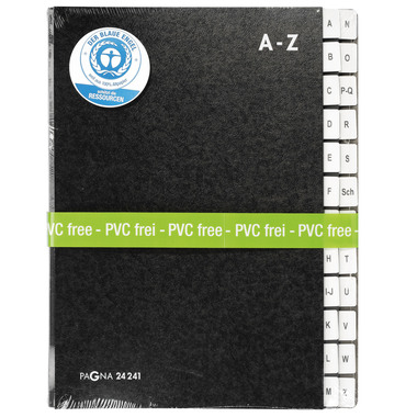 PAGNA Vorordner A4 24241-04 schwarz A-Z