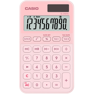 CASIO Taschenrechner SL-310YC hellrosa
