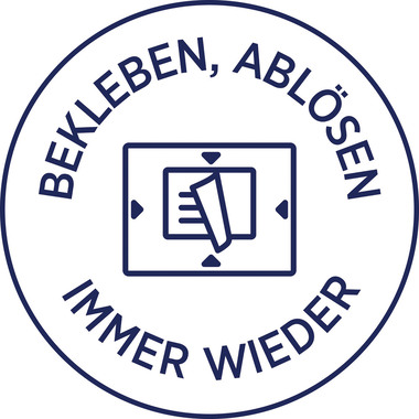 AVERY ZWECKFORM Träger-Etiketten 220x160mm 8003-5 hellgrau 5 Stk./5 Blatt