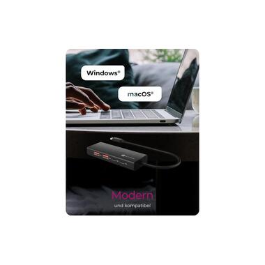 ICY BOX Hub USB 4-Port Hub IB-HUB1436-CPD