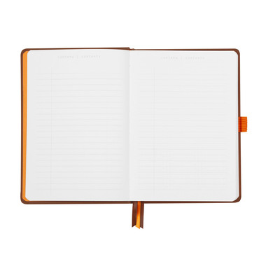 RHODIA Notizbuch Goalbook HC A5 118572C schokobraun, dots 120 Blatt