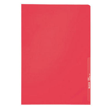LEITZ Sichtmappen PP A4 40000025 rot, 0,13mm 100 Stück
