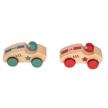 Spielba Holzspielwaren Auto Rückzug 100% FSC assortiert