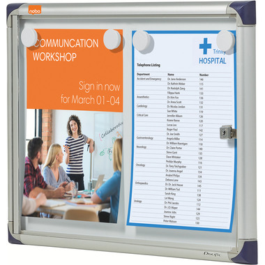 NOBO Schaukasten 2 x A4 1901798 55x6x37cm