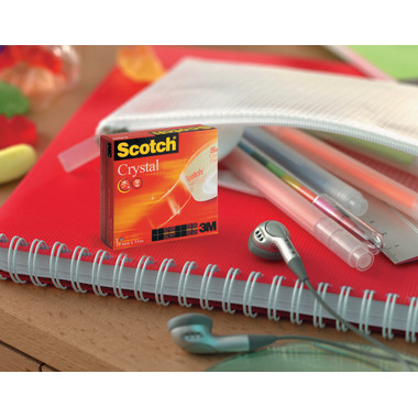 SCOTCH Crystal Clear 600 19mmx33m 6-1933R8 transparent 8 Stück