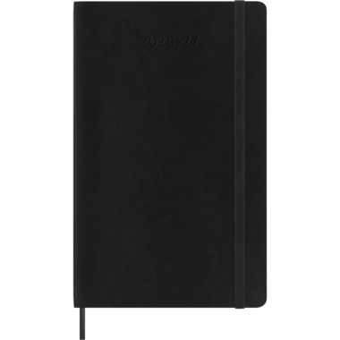 MOLESKINE Wochen-Notizkalender 26/27 DSB18WN3Y27 18M liniert SC schwarz 13x21cm
