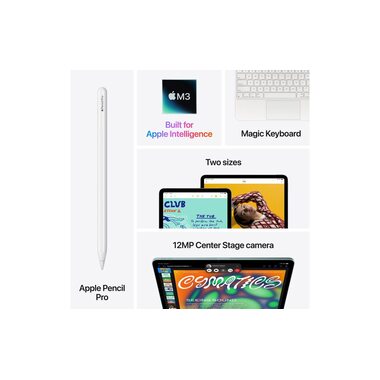 Apple iPad Air 11" M3 Cellular 2025 512 GB Grigio Siderale