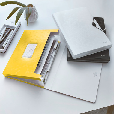 LEITZ Projektmappe WOW A4 4589-00-16 gelb 5 Fächer