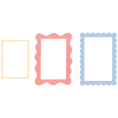 SIZZIX Stanzformen 666969 Fun Borders 9 Stück