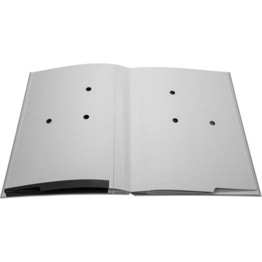 BIELLA Raccoglitore per firme A4 34141027U grigio cupo 10 reg.