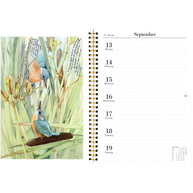 NEUTRAL Bastin Naturagenda 2027 9783784358253 1W/1S IT 16x23cm
