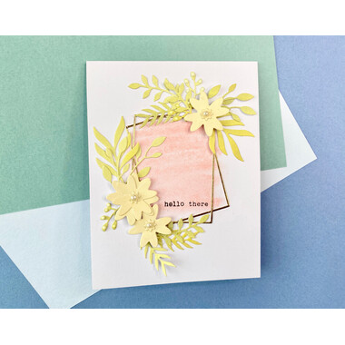 SIZZIX Emporte-piéces cadre floral 664377 Set de 12