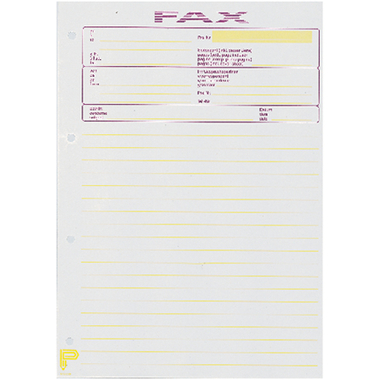 BÜROLINE Blocco telefac D/F/I/E A4 572000 bianco 65g 50 fogli
