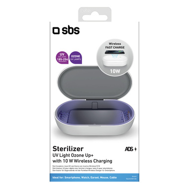 Steriliser with ozone and fast wireless charging