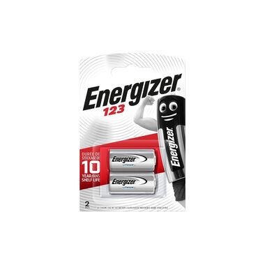 Energizer Photobatterie Lithium 123 , 2 Stück