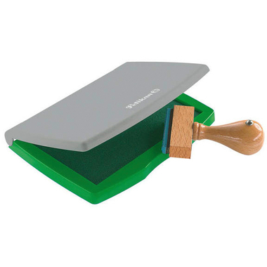 PELIKAN Timbro in plastico verde 336206 No.2 11x7cm