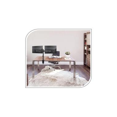 PureMounts Tischhalterung PM-OFFICE-02 bis 8 kg – Schwarz