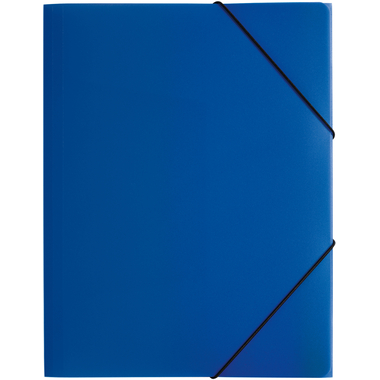 PAGNA Gummibandmappe Trend A4 21613-07 blau 3 Klappen