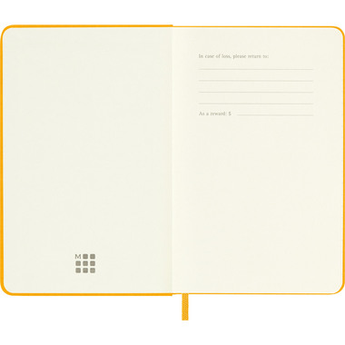 MOLESKINE Taccuino Color 9x14cm 56598853063 arancione, rigato, 192 p.