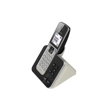 Panasonic Schnurlostelefon KX-TGD323SLW Trio Schwarz/Silber