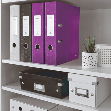 LEITZ Ordner WOW 180° 8cm 10050062 violett A4