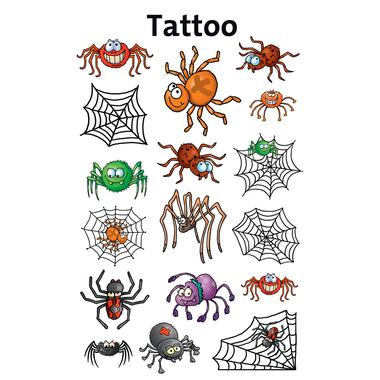 Z-DESIGN Sticker Tattoo 56693 Motivo 1 foglio