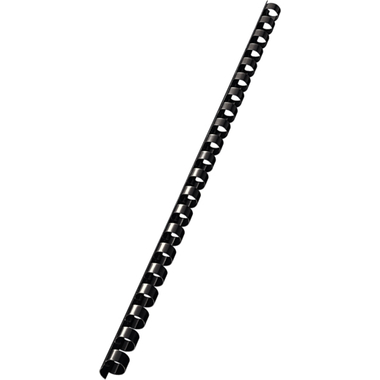 LEITZ Dorsi in plastica 10mm A4 35042 nero, 21 anelli 100 pezzi