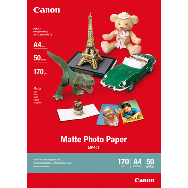 CANON Matte Photo Paper A4 MP101A4 InkJet, 170g 50 Blatt