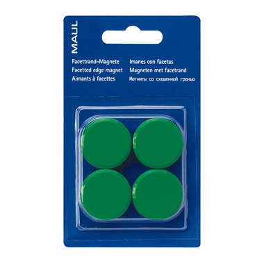 MAUL Aimant 30mm 6177255 vert 4 pcs.