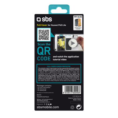 Protective glass film for Huawei P40 Lite