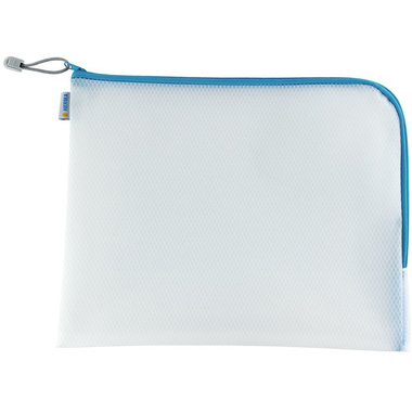 HERMA Tasca documenti con zip A4 20015 blu, 36x28cm