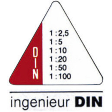 RUMOLD Triangulaires-150 30cm 150/30DIN l'ingénierie DIN