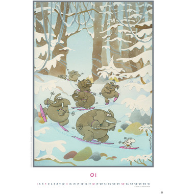 HEYE Calendario 2026 1200+26 Mordillo TE 37x53.5cm