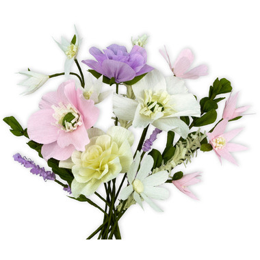 URSUS DIY Set Papier crépon fleurs 27030002F violet