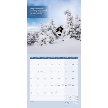 ACKERMANN Calendrier 2026 4602 Momente für Dich ML 30x30cm