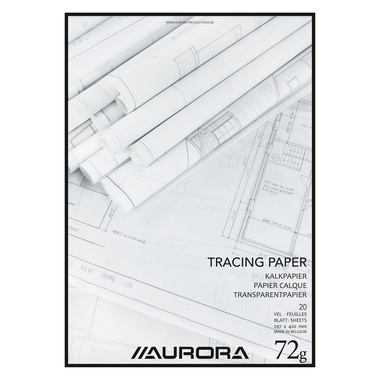 AURORA Papier transparent A3 CA120 75g 20 feuilles