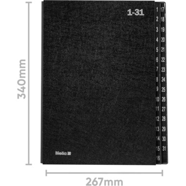BIELLA Pultmappe A4 32343100U schwarz 1-31