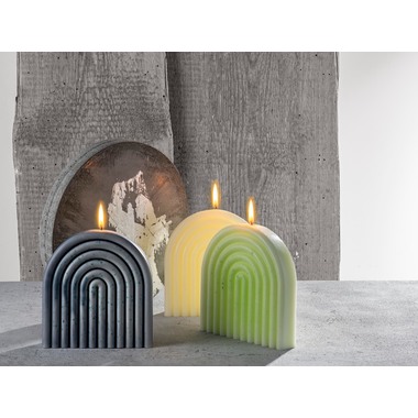 GLOREX Kerzengiessform 15x15x3cm 69732091 Bogen gross