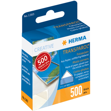 HERMA Dispenser photo corner 1383 500 pz.
