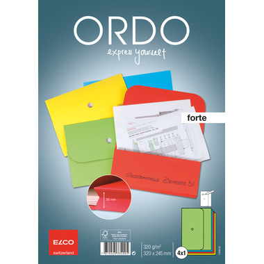 ELCO Organisationsmappe Ordo A4 73698.00 prestige, assortiert 4 Stück