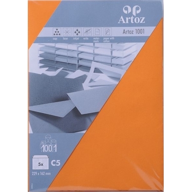 ARTOZ Buste 1001 C5 107394185 100g, arancione 5 pezzi