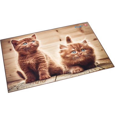 LÄUFER Sous-main 46650 Chats curieux 53x40cm