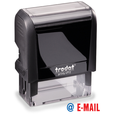 TRODAT Stempel E-Mail 4912EMAIL blau/rot 47x18mm