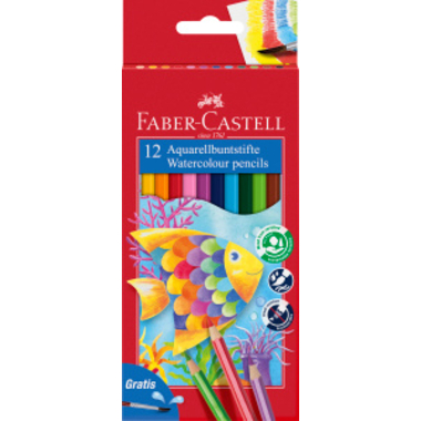 FABER-CASTELL Acquerello per bambini 114413 12er Etui