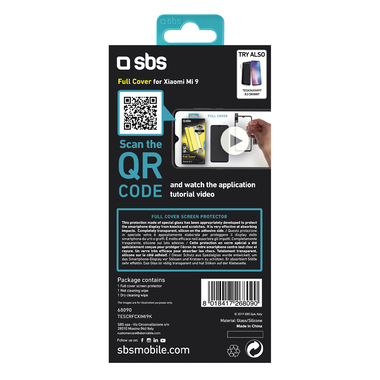 Protective glass film for Xiaomi Mi 9